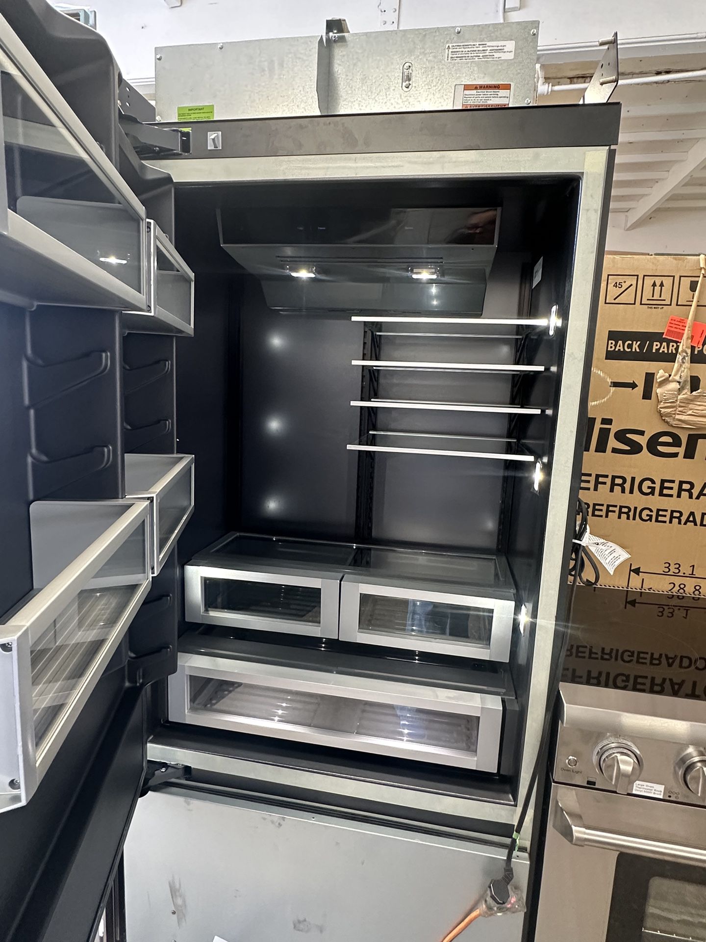 36” Jenn Air Panel Ready Built in Refrigerator 