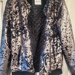 Guess Delilah Sequined Bomber Jacket
Size Small
