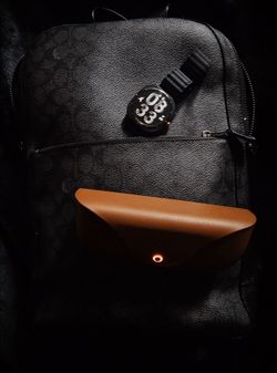 COACH Leather Backpack