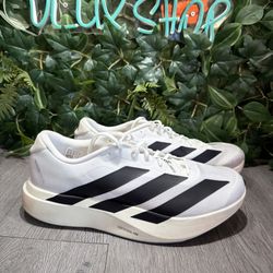 Adidas Adizero Evo SL Mens 13 Running Shoes White 