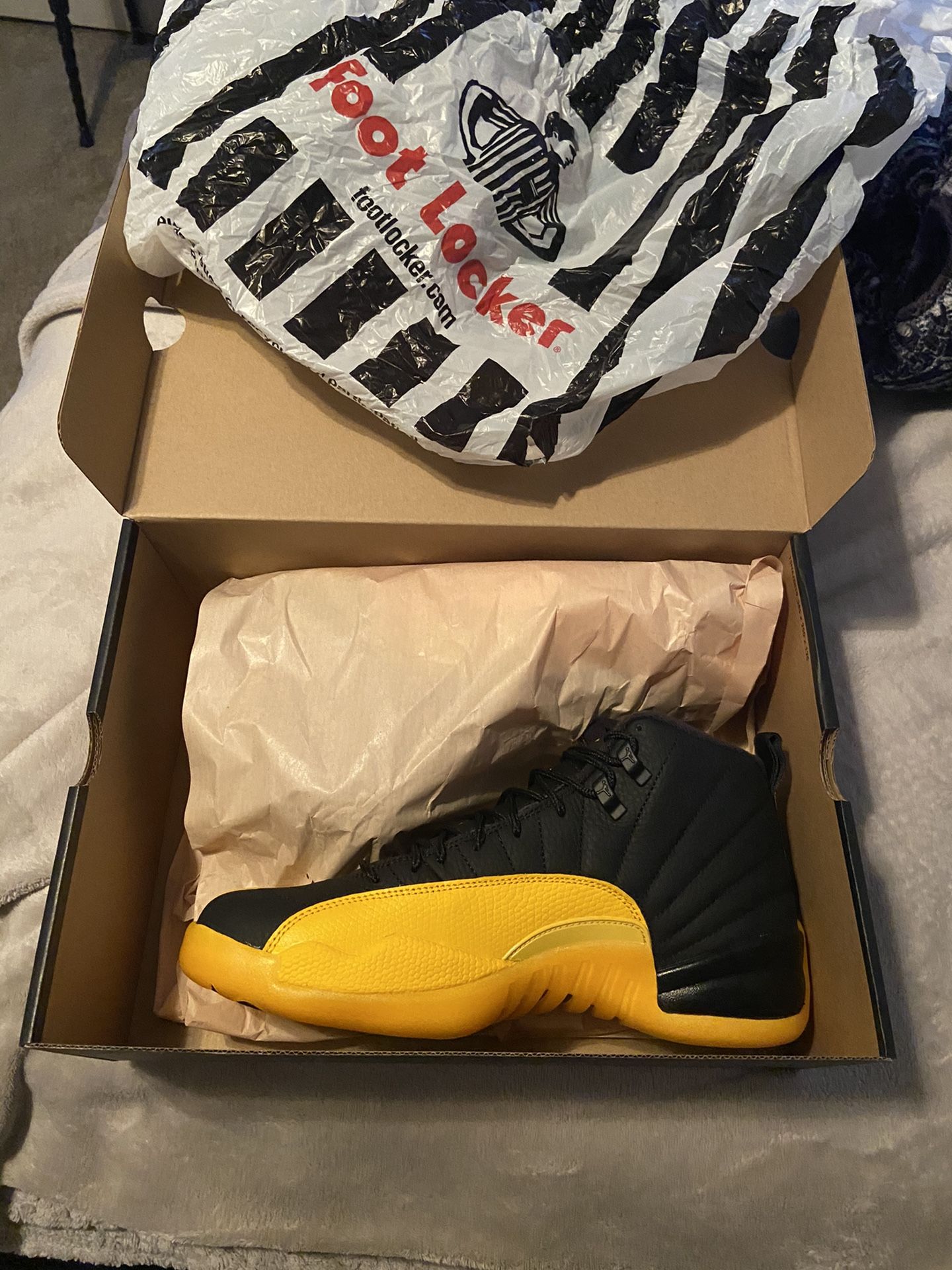 Jordan 12’s black university gold - Brand new!!!!