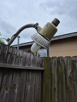 Nice Used Outdoor Patio light post.