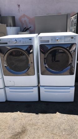 🚨🚨🚨Kenmore elite washer and dryer w/pedestal 🚨🚨🚨