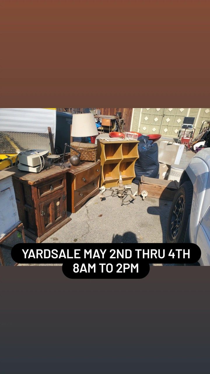 Yardsale May 2nd Thru 4th