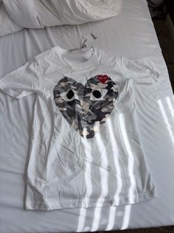 white PLAY COMME des GARCONS shirt