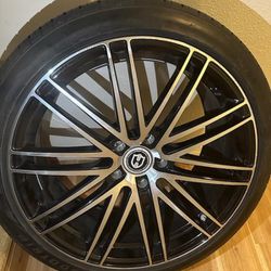 20" Rims And Tire Combo X4