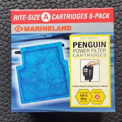 Marineland Penguin Power Filter 75 & 100 Rite Size A 6 Pack Cartridges Brand New

Brand new. Will ship out same/ next day.

Please see my other aquari