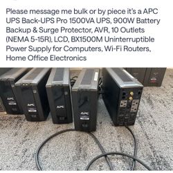 Apc UPS Backup 