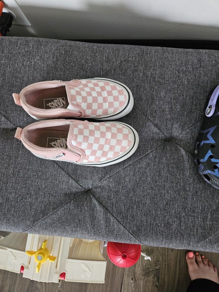 Girls Checkerboard Vans