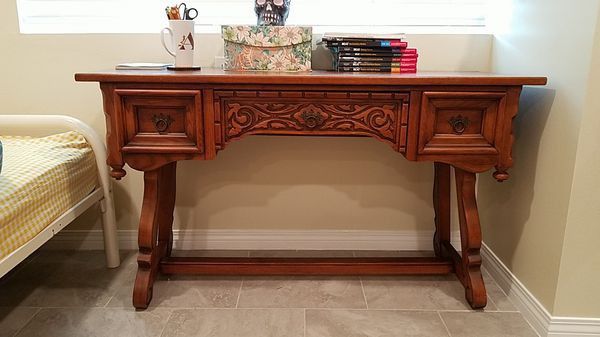 Beautiful solid wood antique desk