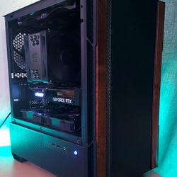 💥New Custom Wood Gaming PC! Intel i7-12700F! RTX 3060 8G! 64GB DDR4! 1.5TB M.2! Win 11!🎮