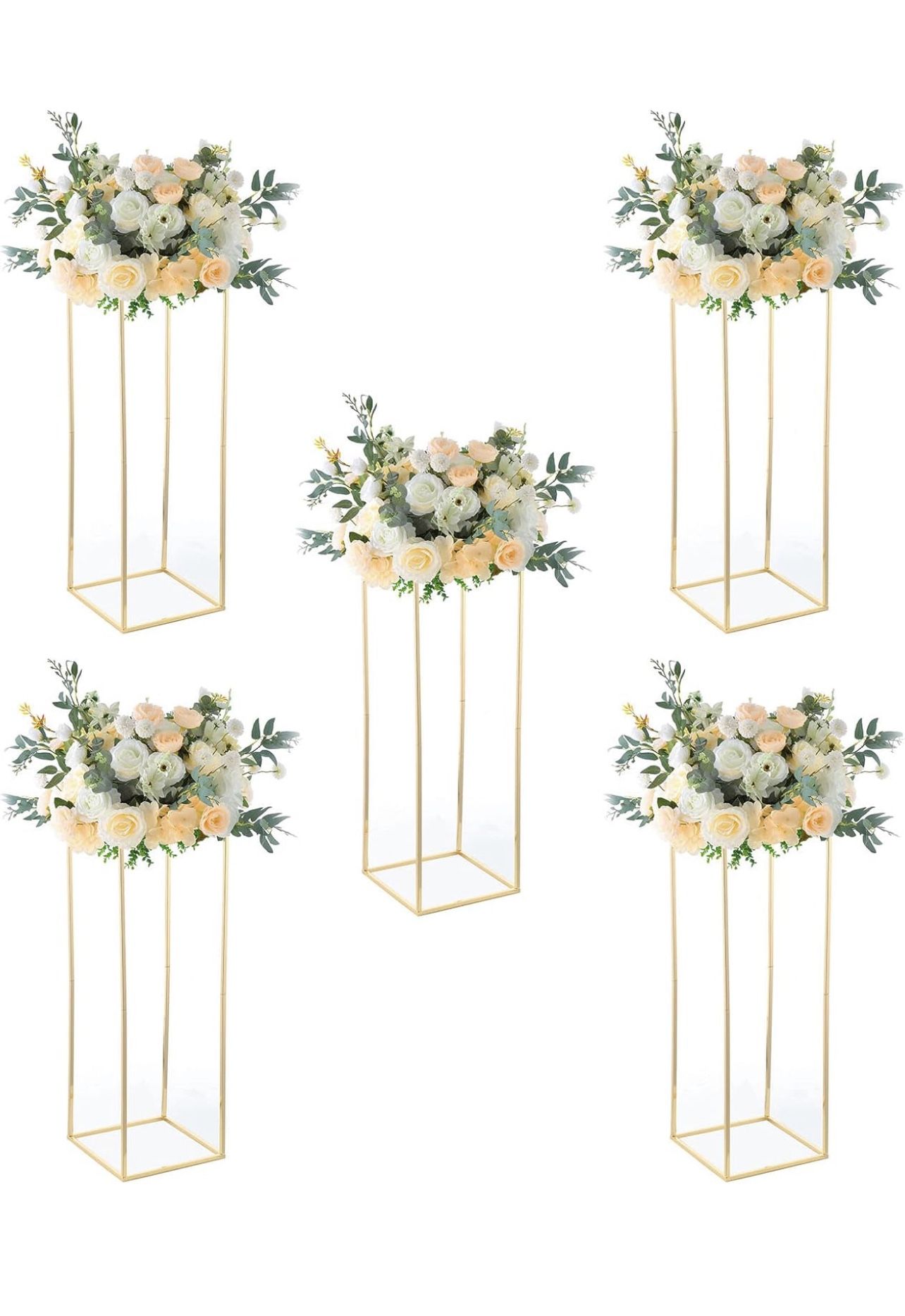 5 Gold Centerpieces