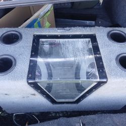 Audiobahn Subwoofers 2 X 10 Inch With Equalizer