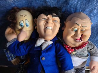 Three stooges, larry, curly, moe