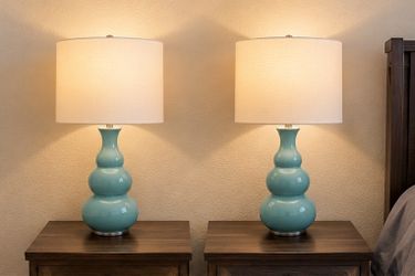 Blue Ceramic Lamps