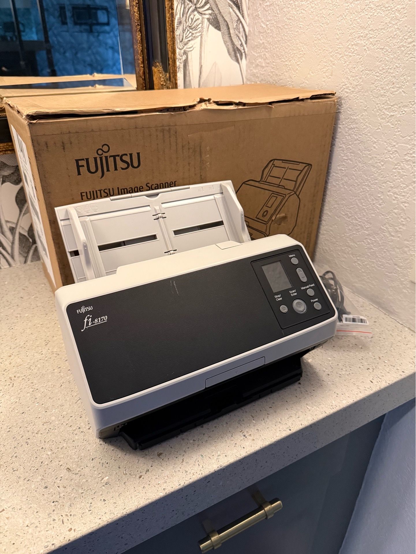 Fujitsu fi-8170 / Ricoh fi-8170 Document Scanner Tested Works Great PA03810-B055