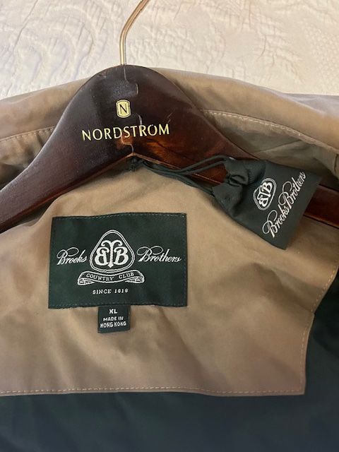 Brooks Brothers Coat, Color Bronze , Size XL