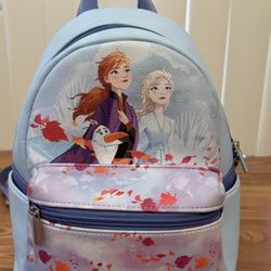 Disney Princess Frozen Anna Elsa Mini Backpack BookBag Bag