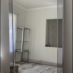 Large leaner wall mirror