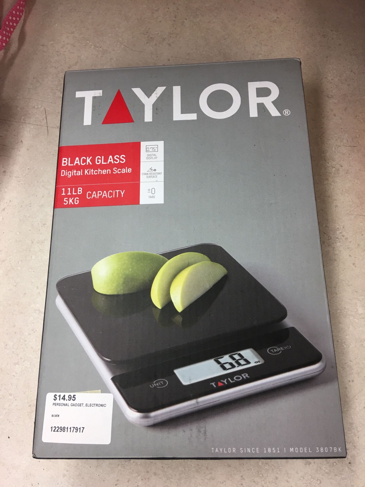 Taylor digital kitchen scale