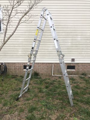 Photo 18 foot combination ladder (300# capacity)
