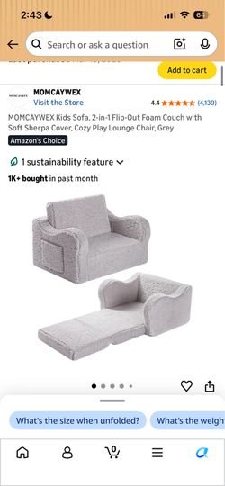 Barely used toddler or dog futon
