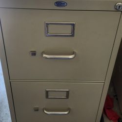 Office Depot 2 Drawer File Cabinet (no key)