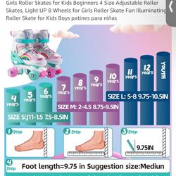 Roller Skate Girls Size M