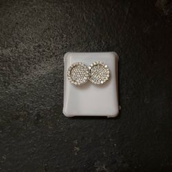 Moissanite Silver Earrings 