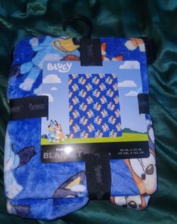 New Bluey Throw Blanket