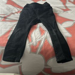 Toddler Black Skinny Jeans 3T