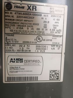 Trane Outdoor AC Condenser Unit