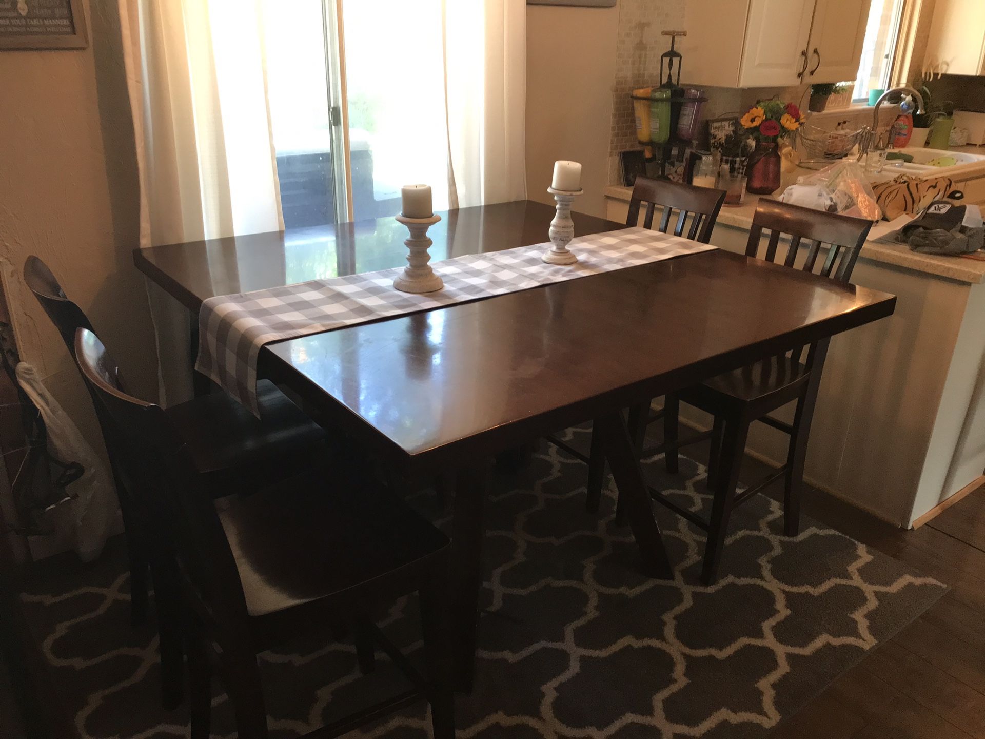 Bar Height Kitchen Table w/ 4 Chairs $150 obo