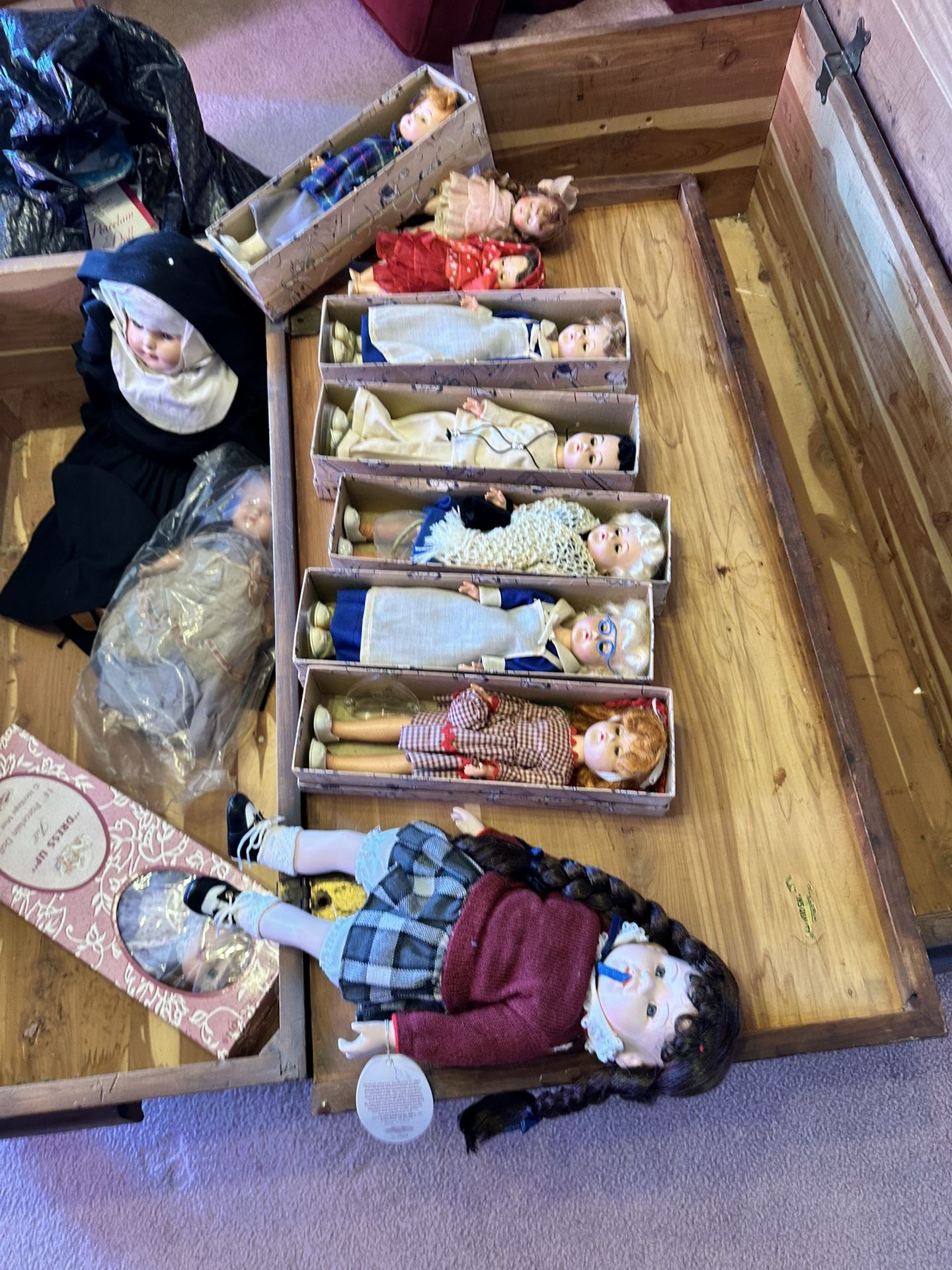 Lot Of Older Dolls