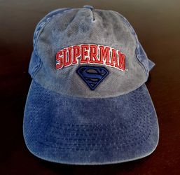 New W Tags DC Denim Adjustable Superman Cap