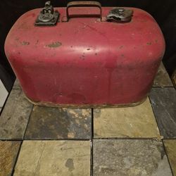 Vintage  6 Gallon Outboard Motor Metal Gas Canister