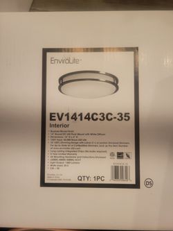 Interior LED Flush Mount With White Diffuser