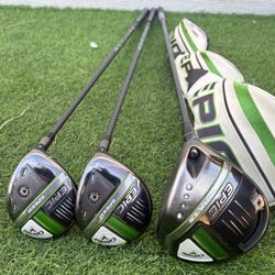 Callaway Epic Set Driver, 3 wood & 5 wood Project X HZRDUS Smoke Shafts S-Flex