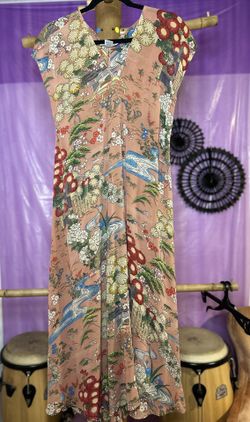 Ankle Length Kimono Inspired Spring Dress