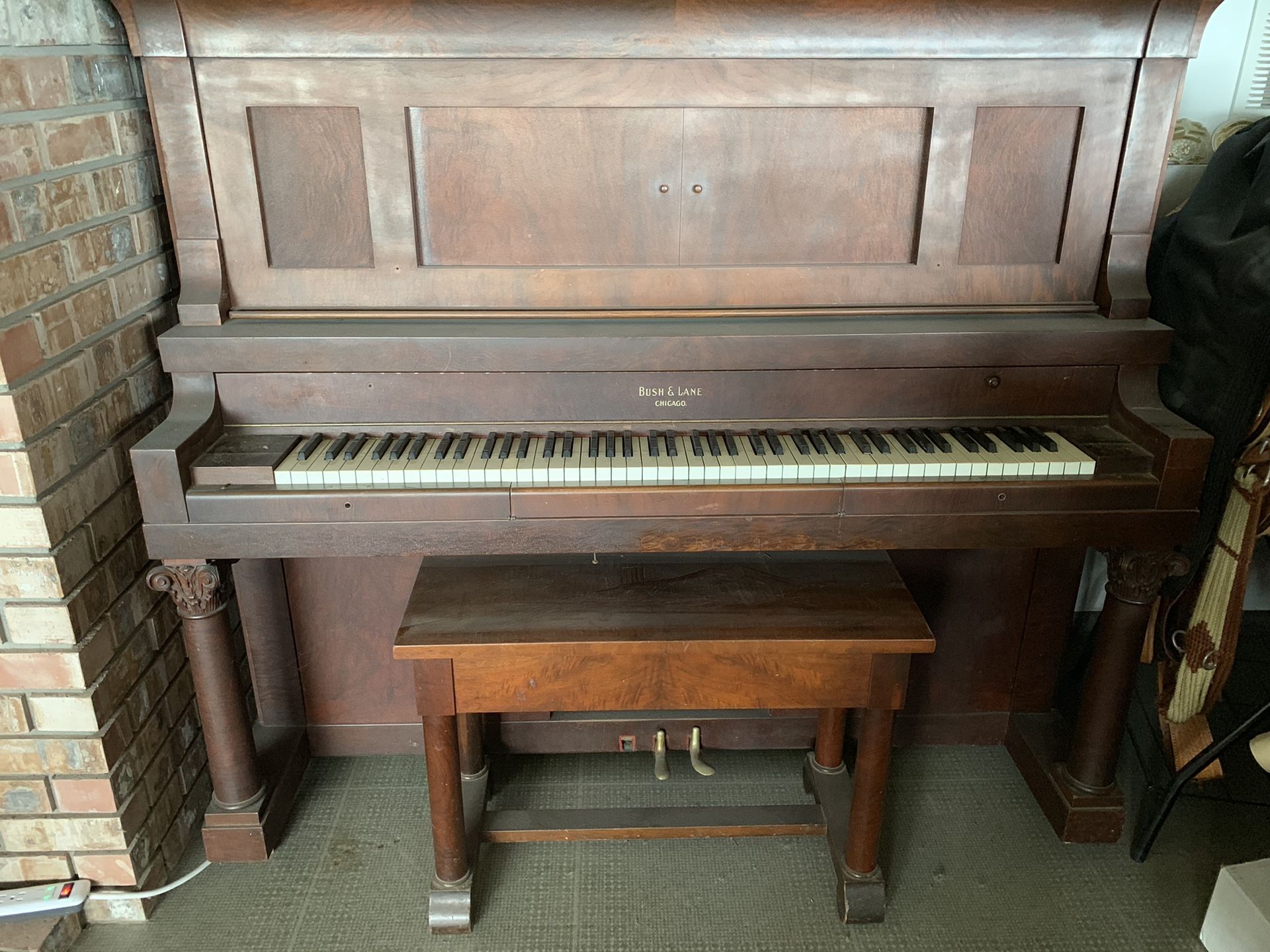 Bush & Lane Upright Player Piano