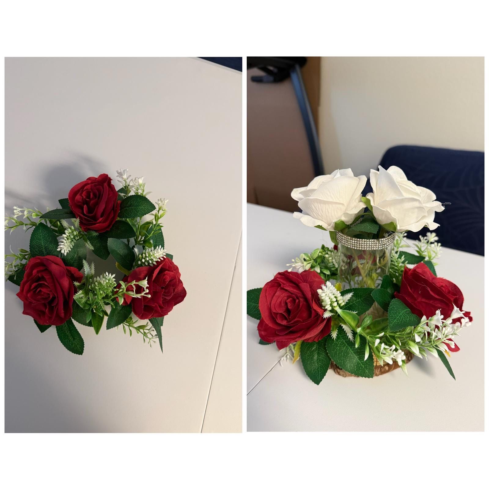 Wedding & Quinceañera Style Floral Arrangement and Decoration Kit