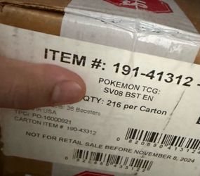 POKEMON SURGING SPARKS CASE SV08
