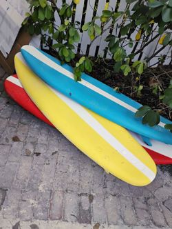 KOTEK 6' Foam Surfboard - 1 Red Painted & 1 Yellow Painted - $70 ea or $115 for both