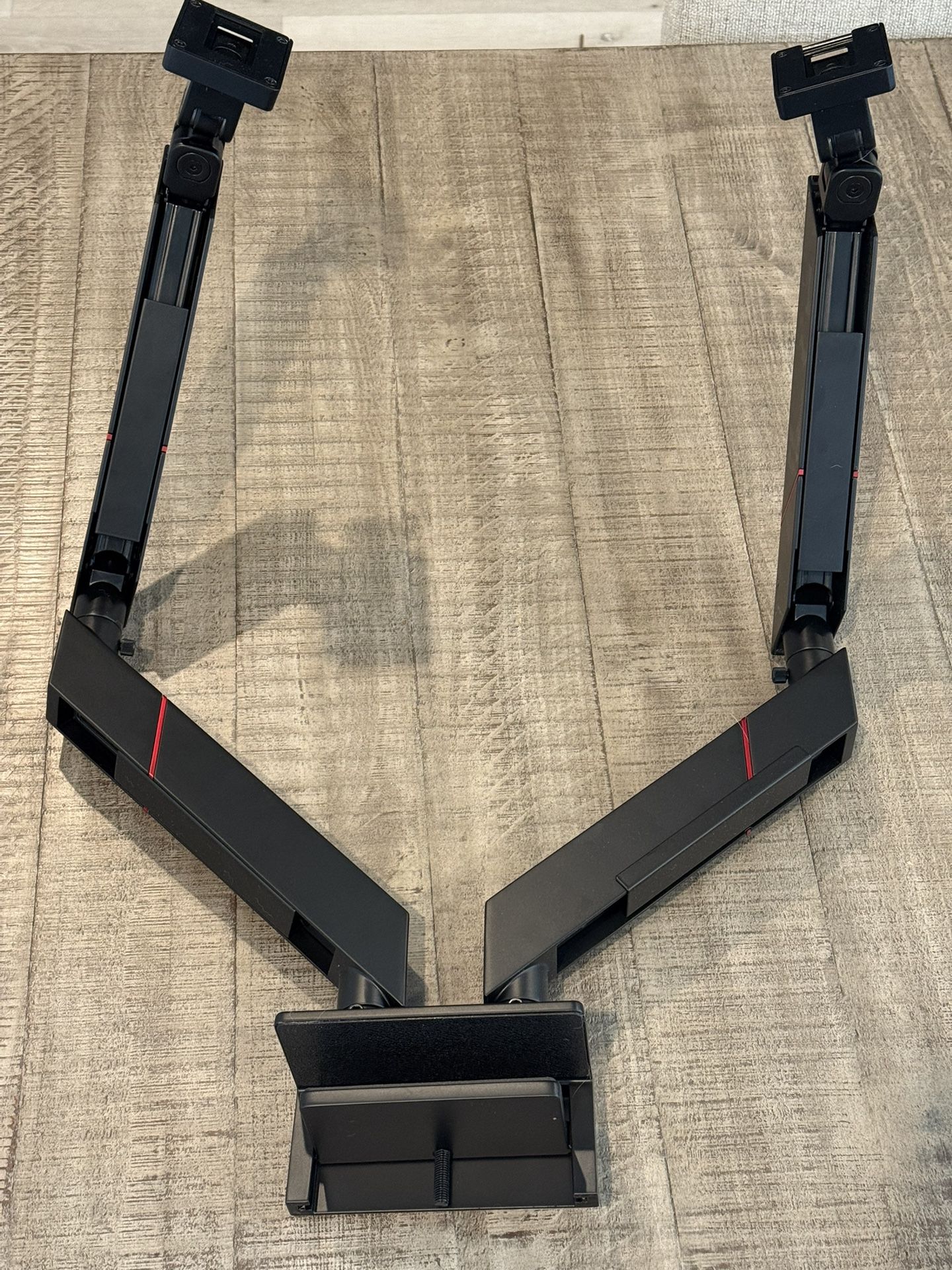 Secret Lab dual Monitor Arms.