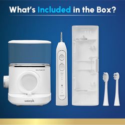Waterpik Sonic-Fusion 2.0 Professional Flossing Toothbrush, Electric Toothbrush and Water Flosser Combo In One, White SF-04, Packaging May Vary