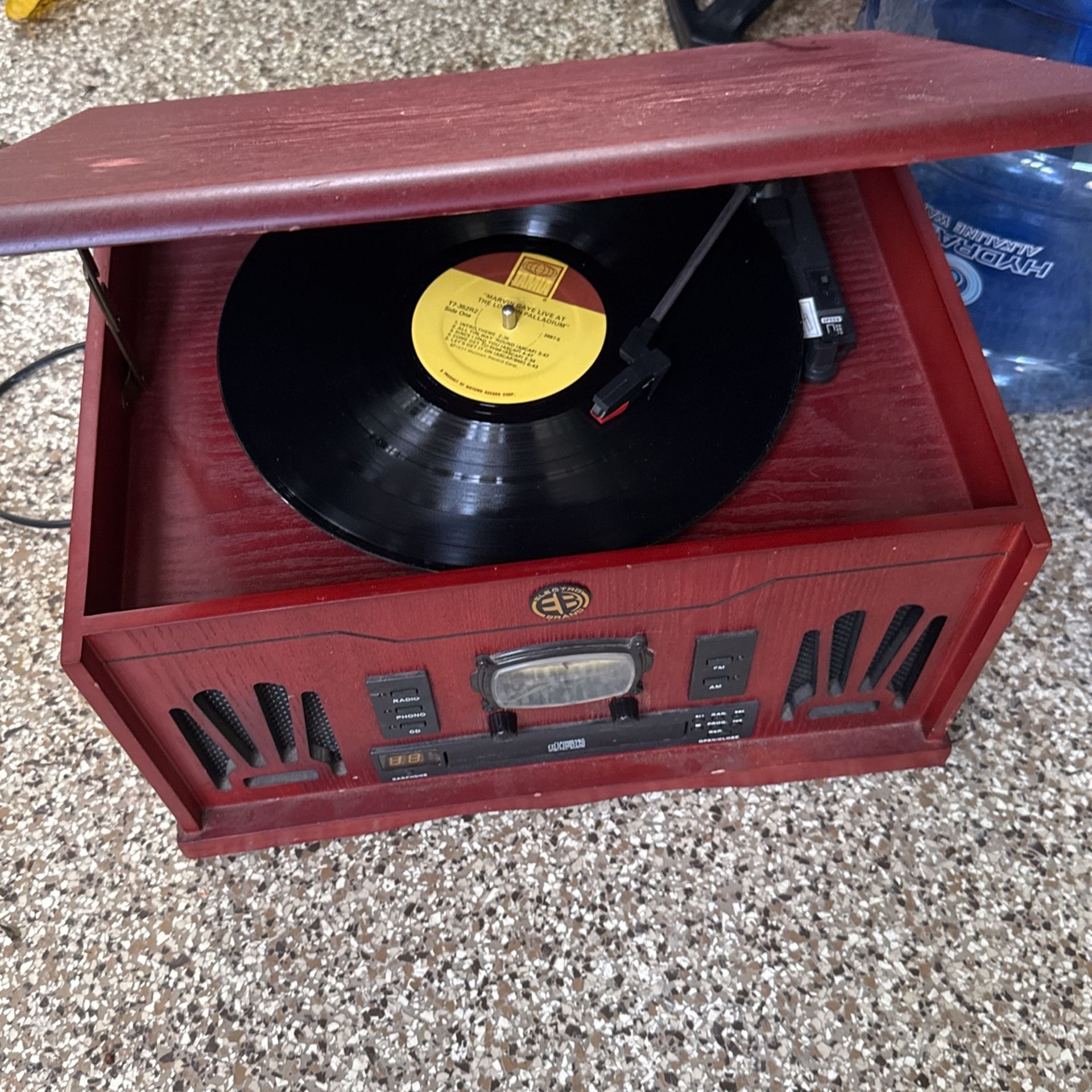 Vinyl Music Player Radio Works