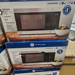 Amazing GE 1.0 COUNTERTOP MICROWAVE WITH AIR FRY AND CONVECTION OVEN BROIL 1050 WATTS GCST10A1WSS