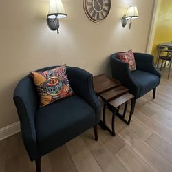 Accent Chairs And Side End Tables