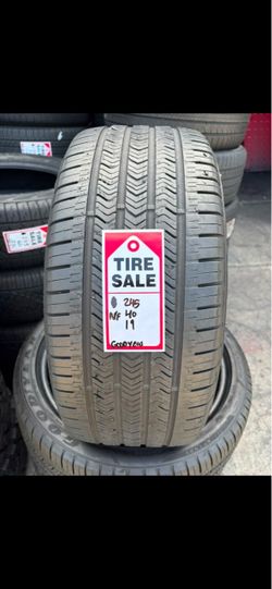245-40-19 Goodyear Eagle Runflat Full Used Tire Set $240 Free Mounting and Balancing
