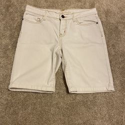 White Bermuda Shorts Women Size 4